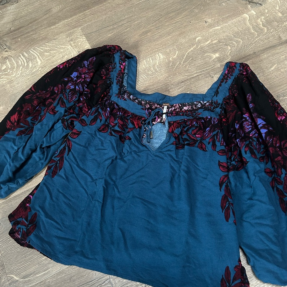 EUC Free People “Wild Memories” Peasant Blouse (M)